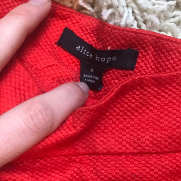 Alice hope red scalloped shorts - Picture 4 of 5